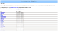 Desktop Screenshot of listas.fcq.unc.edu.ar