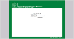 Desktop Screenshot of notas.fcm.unc.edu.ar