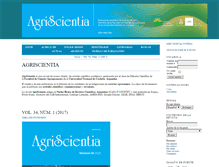 Tablet Screenshot of agriscientia.unc.edu.ar